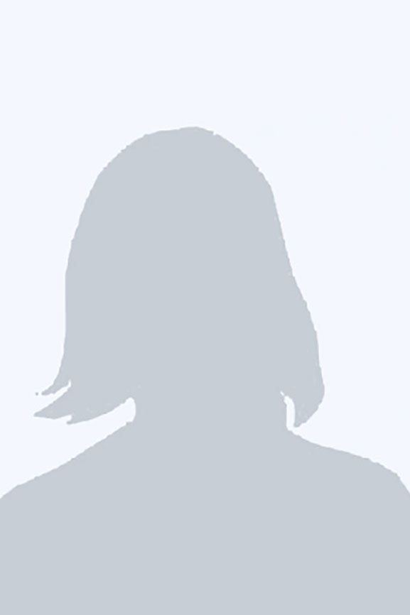 A gray silhouette of a person with shoulder-length hair on a light gray background, typically used as a placeholder profile image.